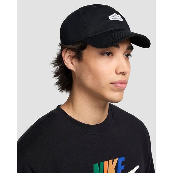 Nike Club Unstructured Air Force 1 Patch Cap Unisex Size S/M Black FZ2121 010 - Picture 4 of 6